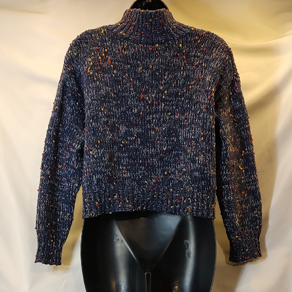 Alya Multicolor Speckled Turtleneck Sweater - Picture 5 of 7